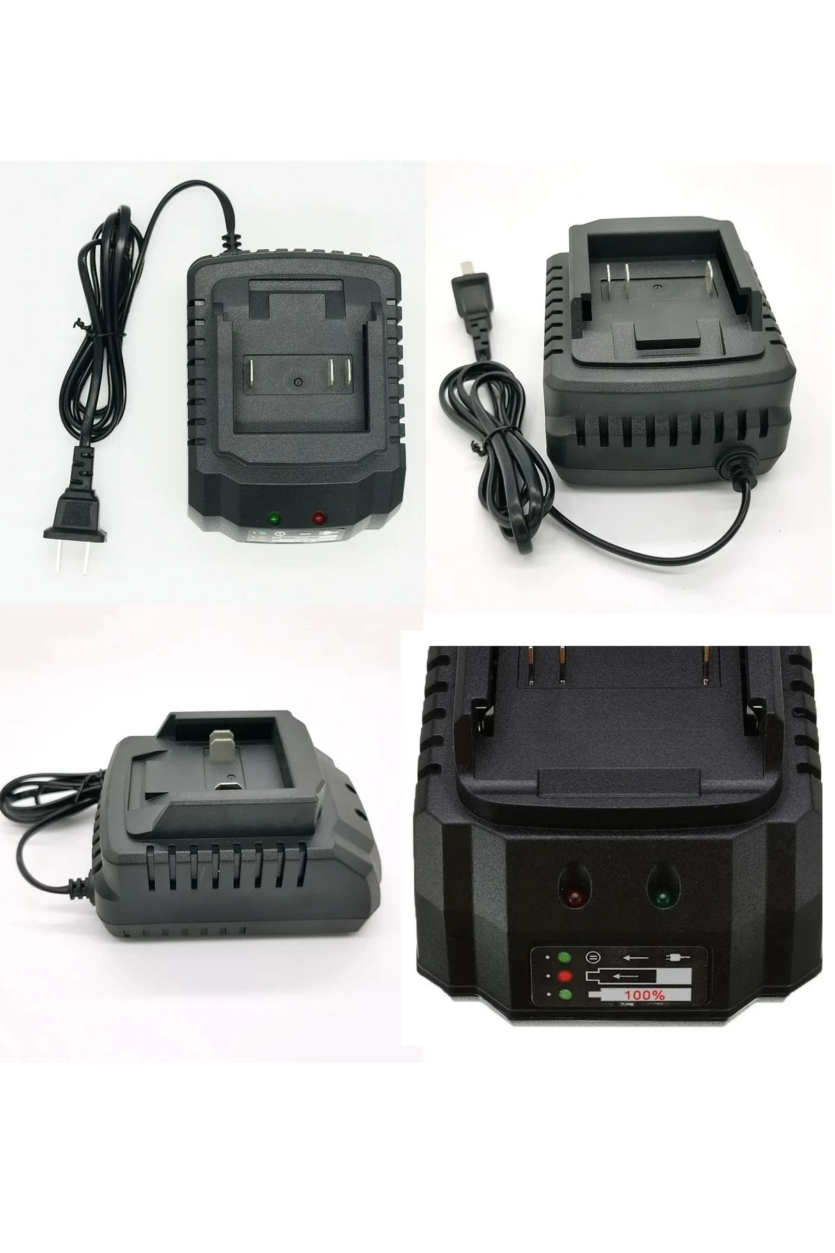 Lithıum-ion Batarya Teknolojisi Şarj Aleti Yedek Batarya Şarj Makinesi 10lu 5 li Üniversal Pil Şarj