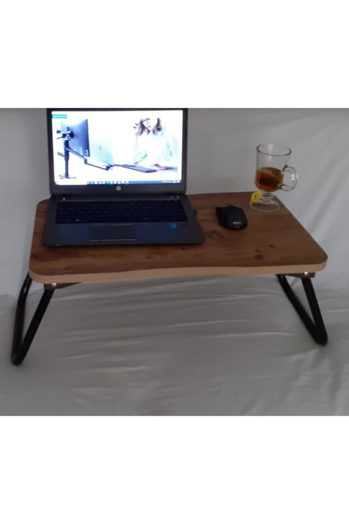 Servis Çalışma Yemek Sehpası Bilgisayar Notebook Laptop Çalışma Masası Pratik Katlanır Ayaklı