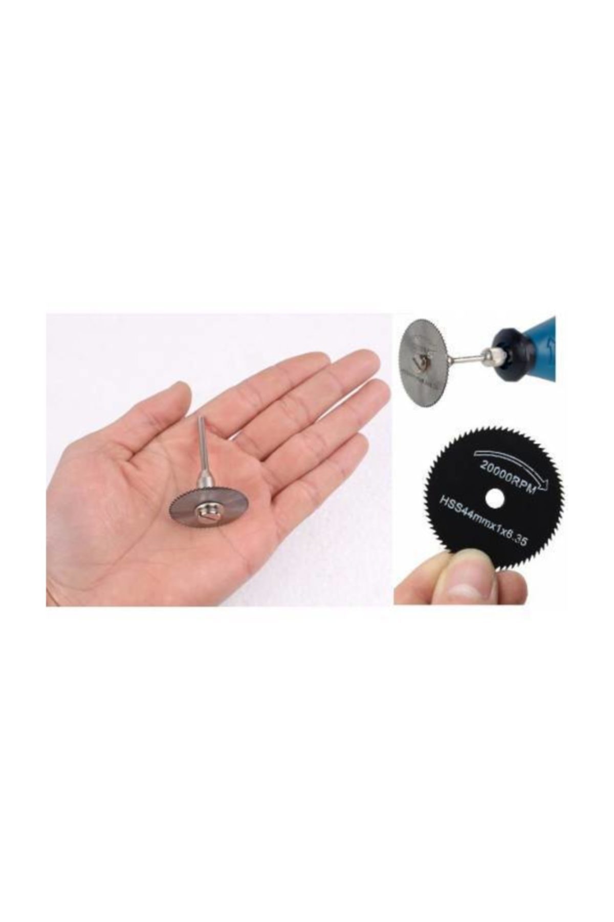 10 Lu Dremel Proxxon Için Ahşap Metal Cam Kesme Mini Disk Seti