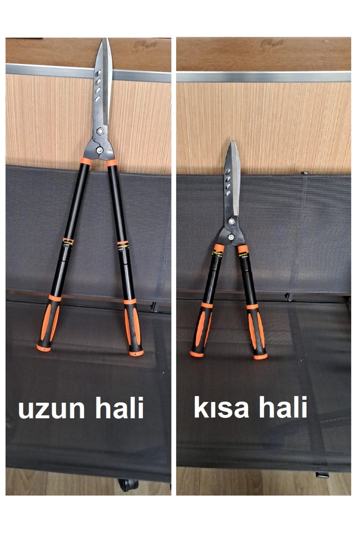 Çim Çit Makası Teleskopik Uzayan Kollu Çit Kesim Makası Çalı Ince Dal Kesme Ve Budama