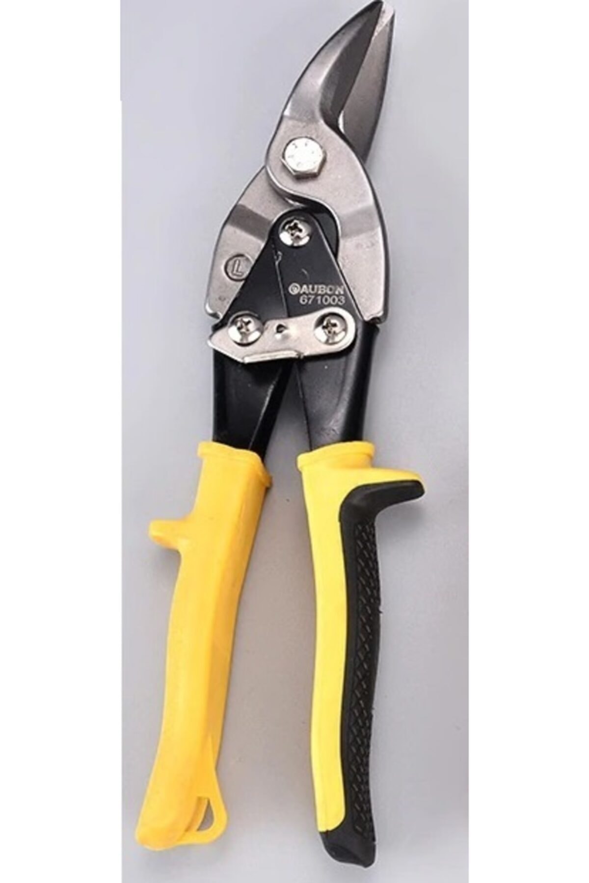 Kaportacı Teneke Sol Çelik Ağızlı Güçlü Çeneli Manivela Sistemli Saç Alüminyum Makası 40 Mm