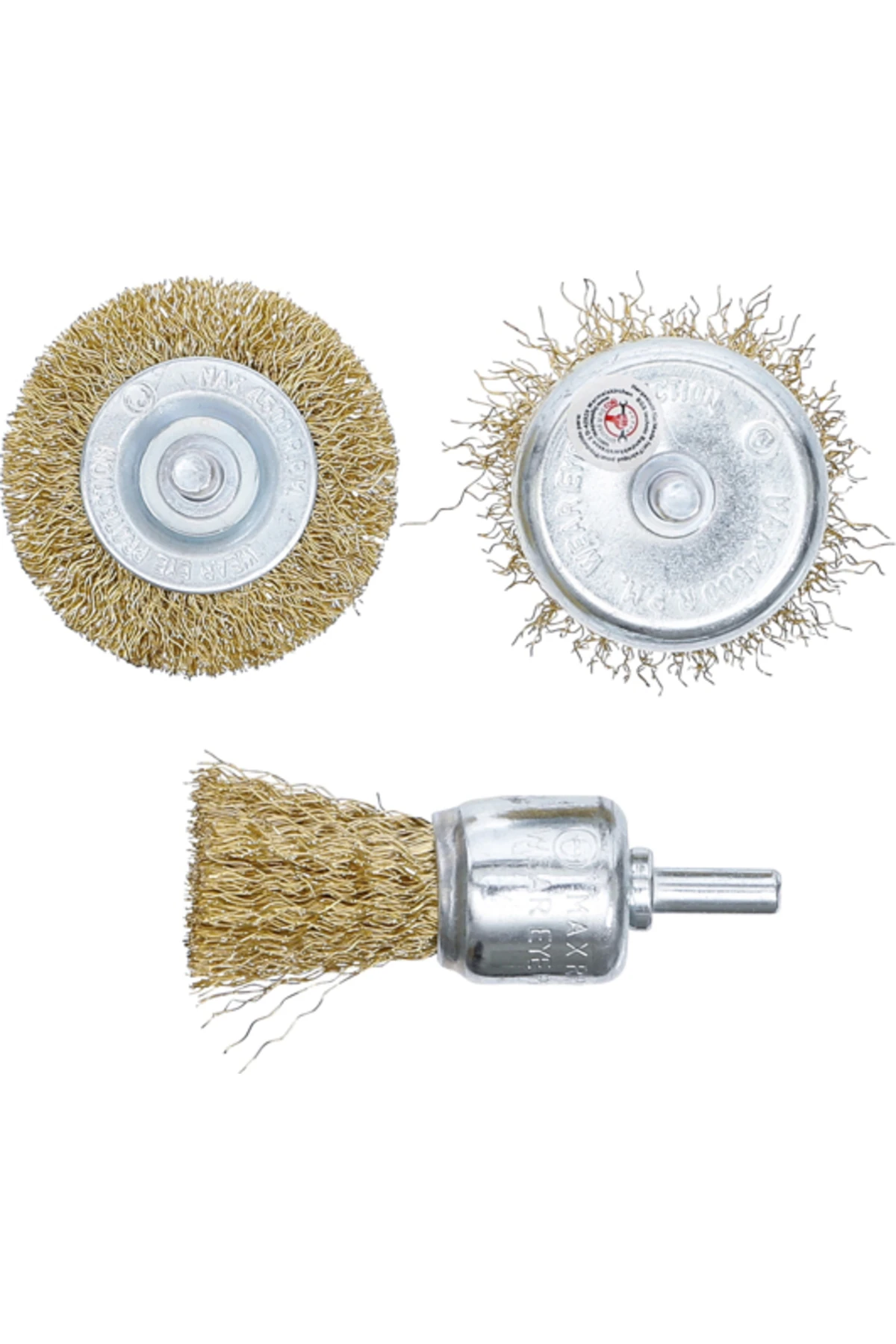 Tel Fırça Yüzey Temizleme Set 3 Parça