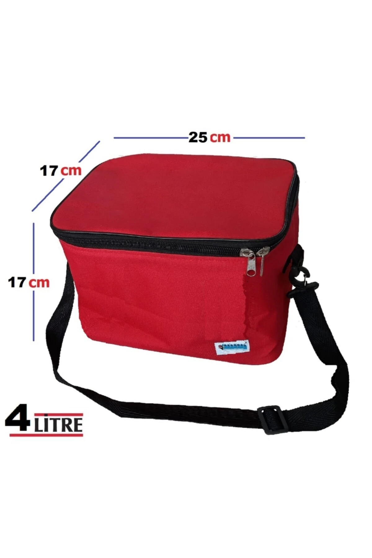 Termos Çanta 4 Litre Omuz Askılı Fermuarlı Piknik Plaj Korumalı Çanta Özel Astarlı Krem