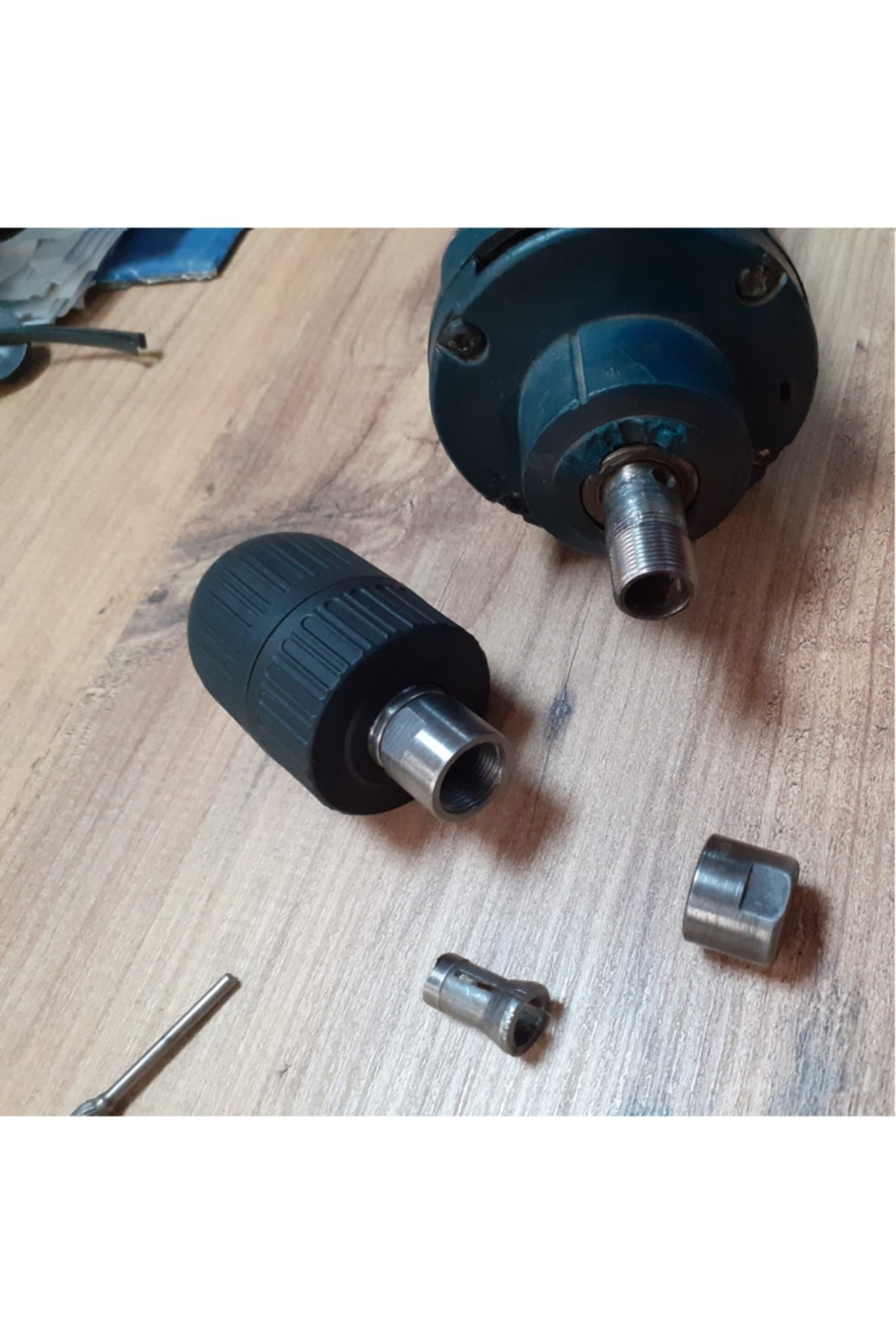 Kalıpcı Taşlama Motorunu Mandrene Dönüştüren Kaplin Adaptör Otomatik Mandren Set Bosch Ggs 27 Ce
