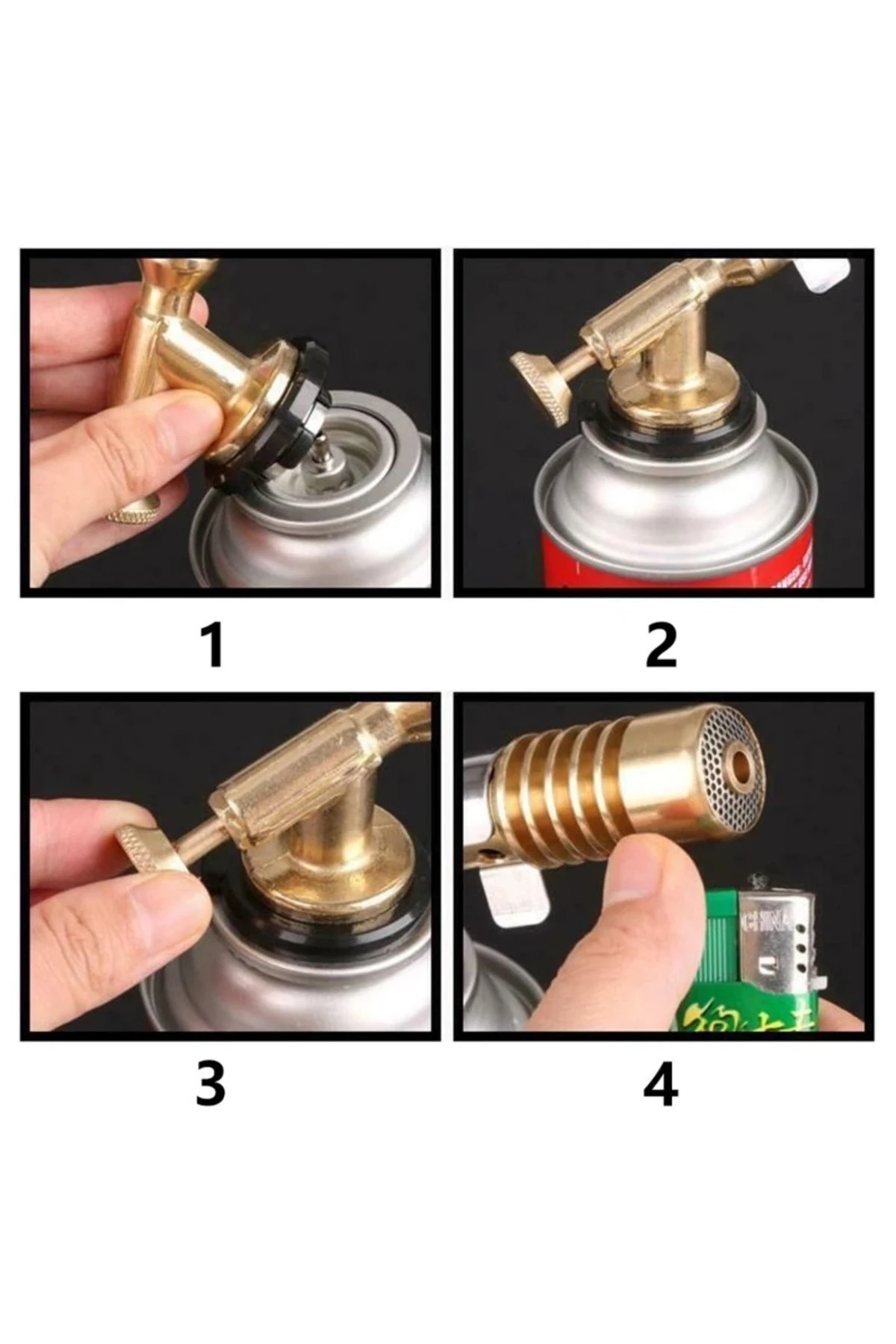 kaynakcı Pürmüz 1300 derece alev gazlı Torch alev tabancası Prinç Tamirci Kaynak Başlığı