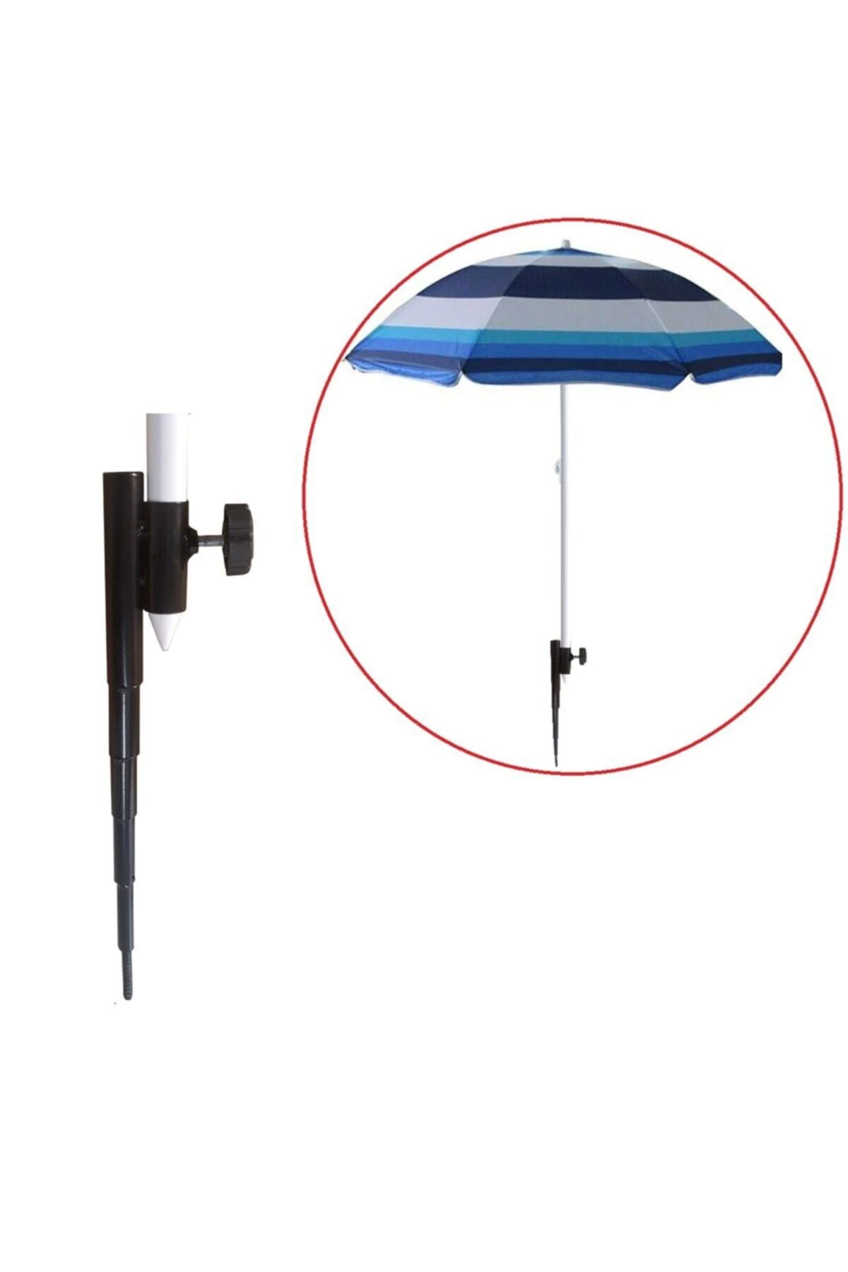 Şemsiye Için Sabitleme Kazığı Kamp Çadırı Plaj Bahçe Şemsiyesi Için Kazık Kum Toprak Plaj Sabitleme