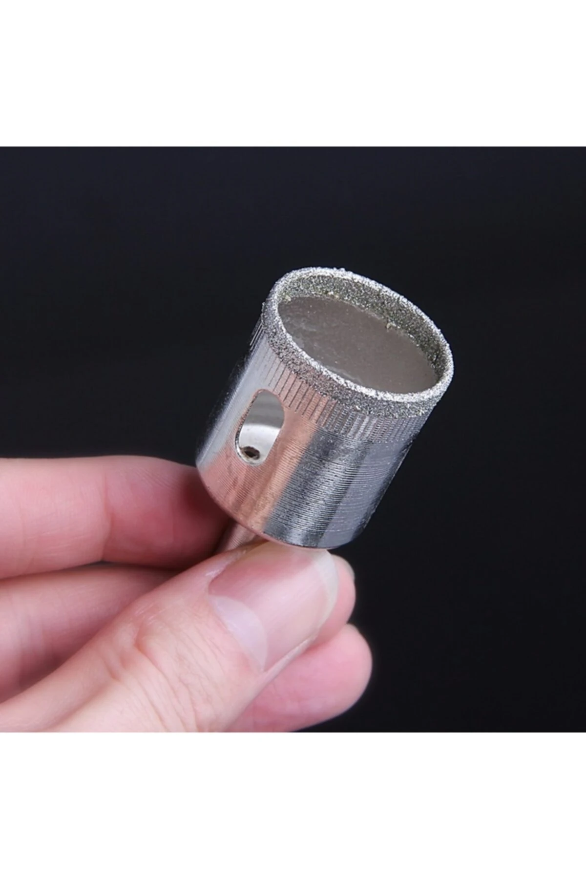 Mermer Granit Fayans Cam Yuvarlak Delme Pancı 30 33 35mm Elmas Uç Delik Açma Matkap Karot 3 Parça