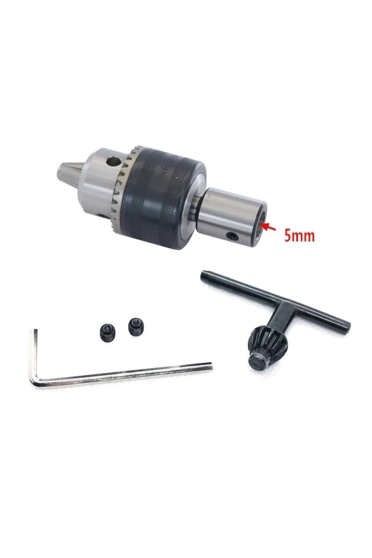 Motor Için 13mm Mandren Ve 5mm Kaplin Adaptör Seti Okul Proje Ödev Hobi Uygulama