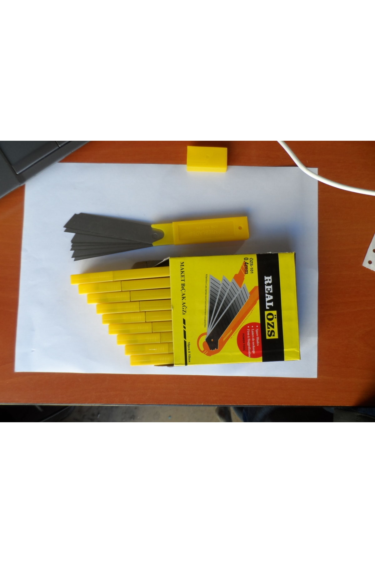 Falçata Bıçağı Maket Bıçak Ağzı 10 Kutu 100 Adet 0.35mm Falcata Yedeği