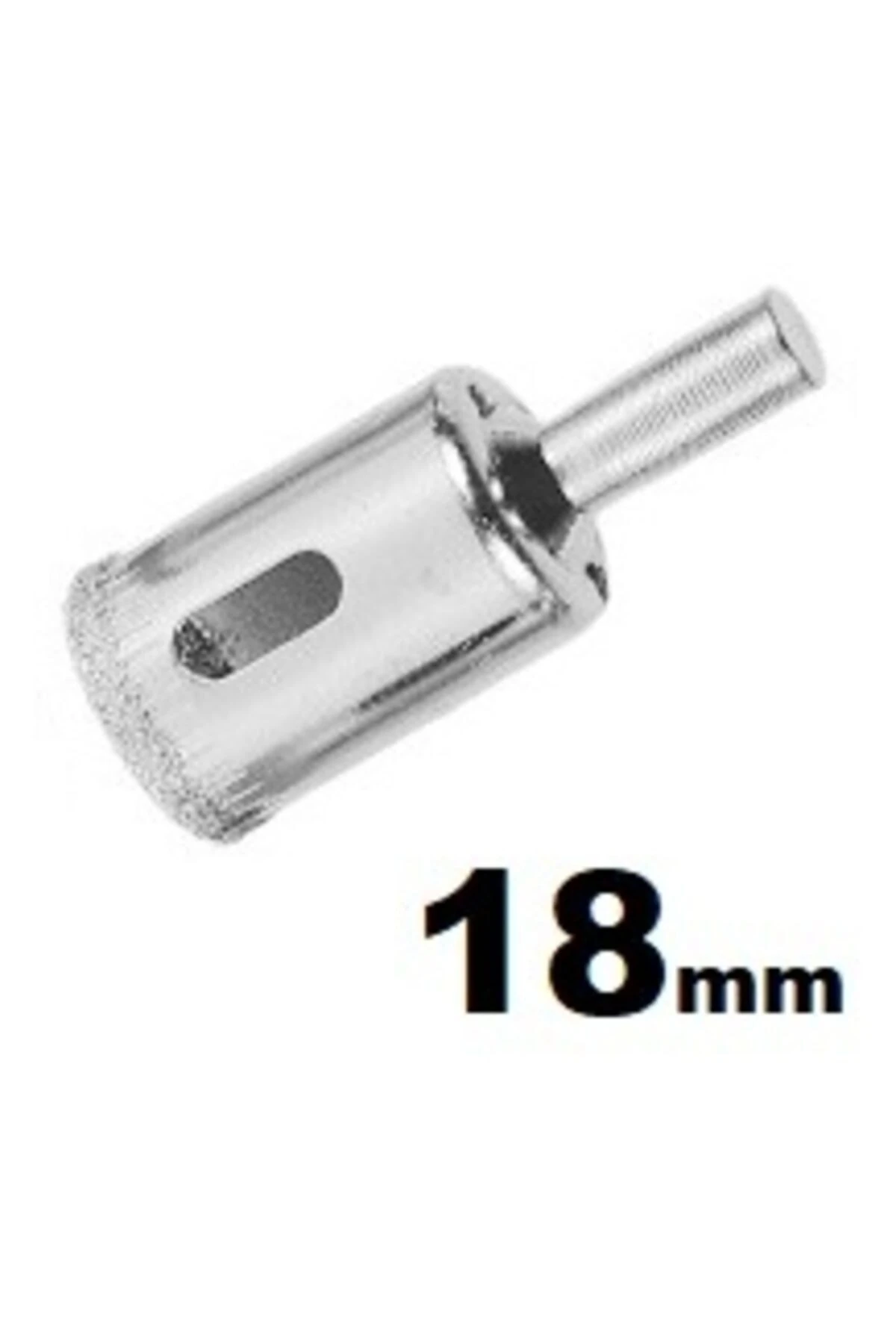 Cam Fayans Mermer Granit Delme Pancı Boru Tipi Elmas Karot Uç 18mm