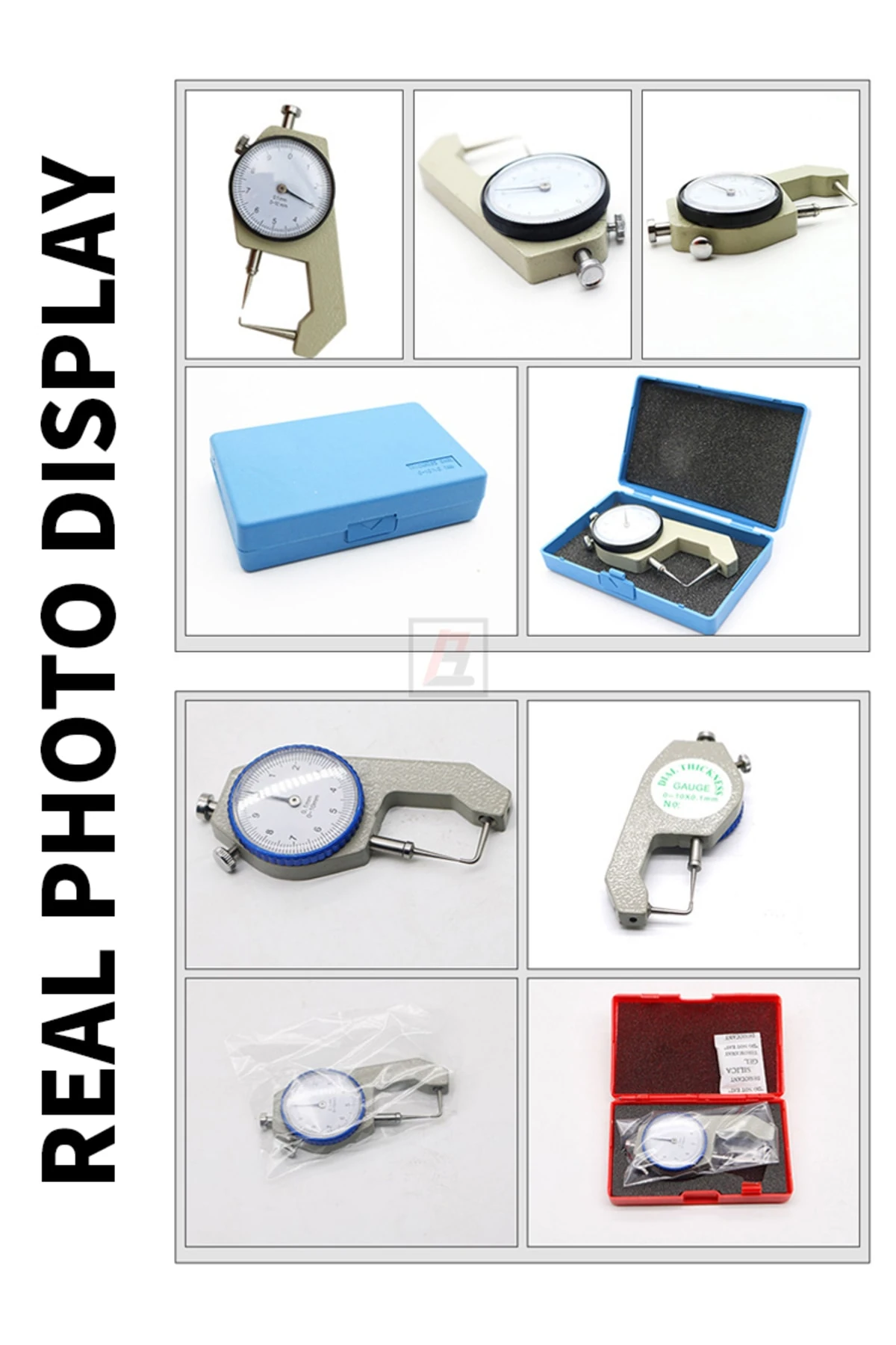 Mekanik Mikrometre Kalınlık Ölçer Hassas ölçüm kumpas 0-20mm 0.01mm ölçme