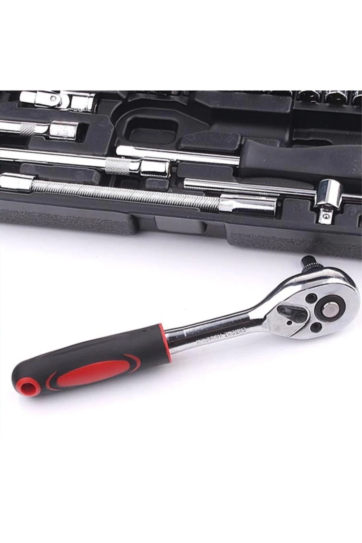 46 Parça Mini Lokma Takımı Otomatik Cırcırlı 1/4" Wrench Set Yüksek Kalite Kombinasyon Alet Seti