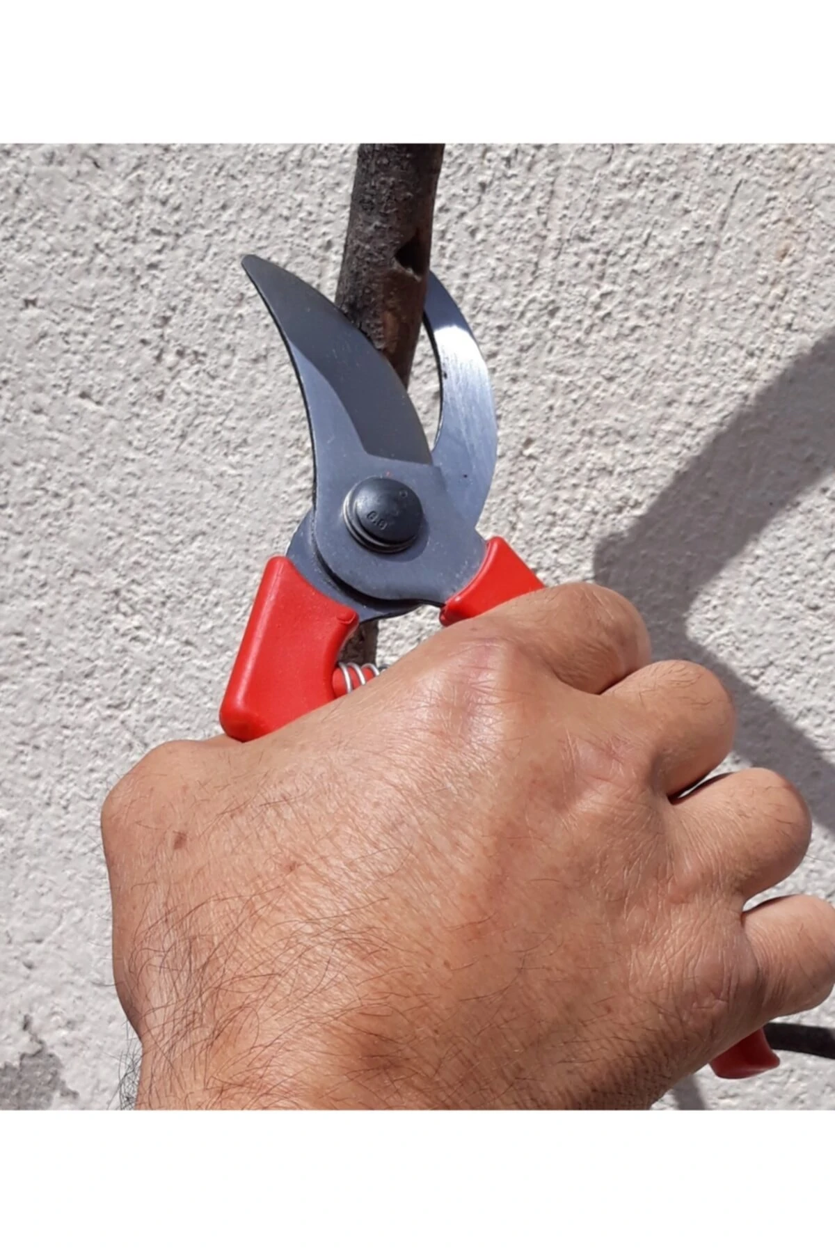 Bahçe Ağaç Dal Kesme Budama Bileme Seti Testere Makas Tırpan Taşı Takımı 3lü Set Takım