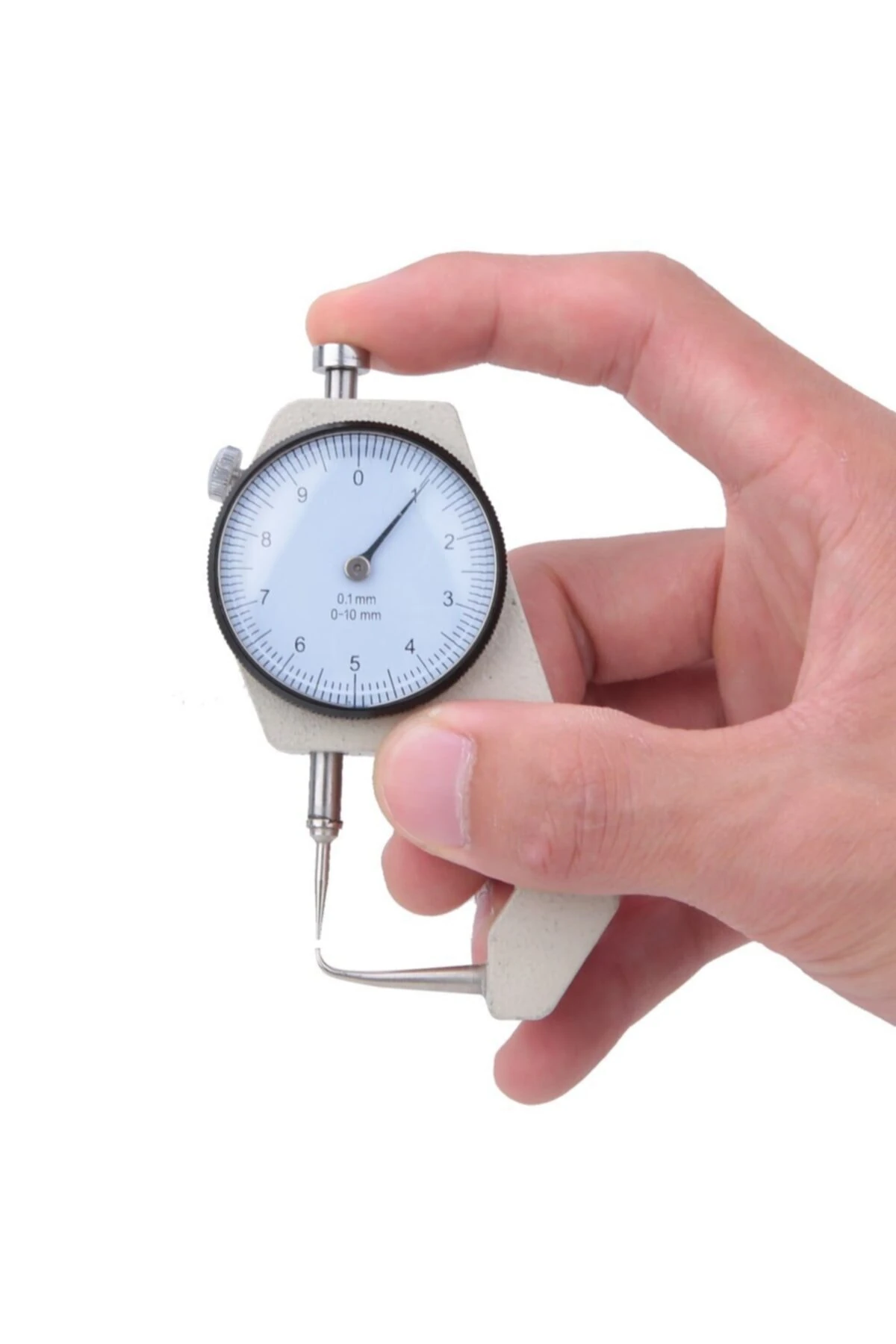 Kadranlı Sert Malzeme Kalınlık Ölçer Kumpas Gümüş Metal Saç Diş Ölçüm Kompratör Micrometre