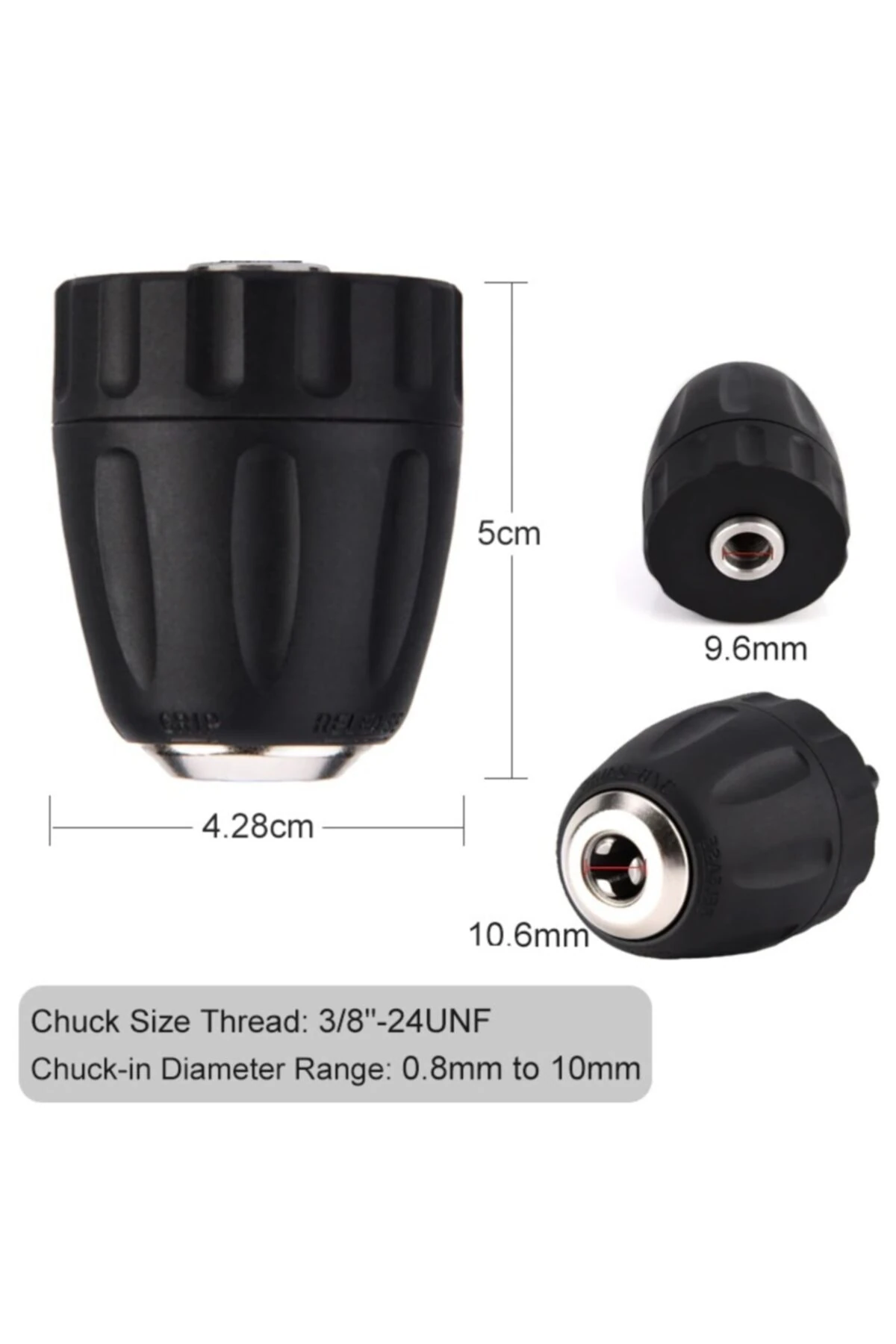 Şarjlı Matkap Uyumlu Mandren 1-10mm 3-8mm Profesyonel Kullanım Otomatik Anahtarsız Süpra Mandren