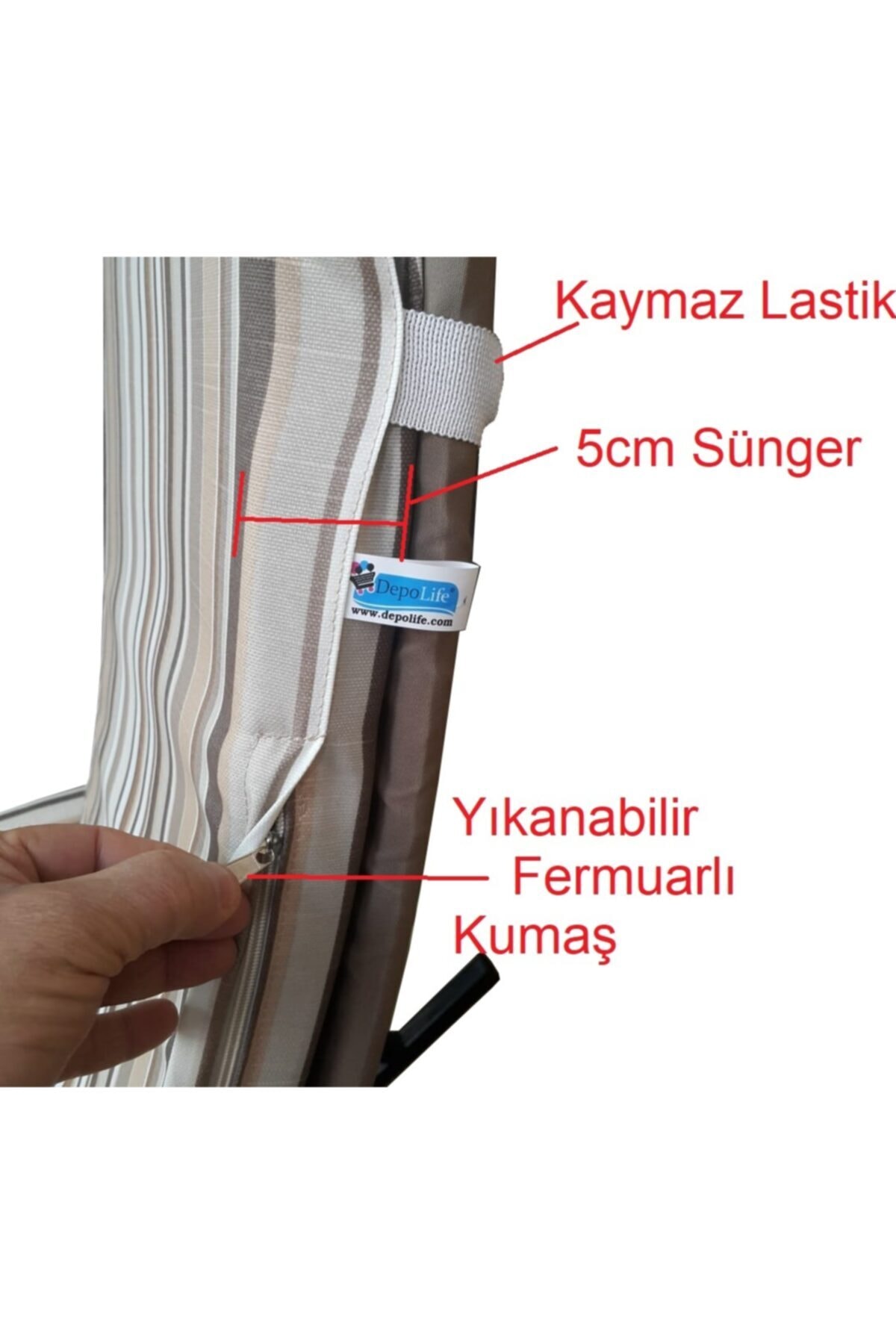 Sallanan Tv Koltuğu Sallanır Berjer Sandalye Yıkanabilir Fermuarlı Minderli