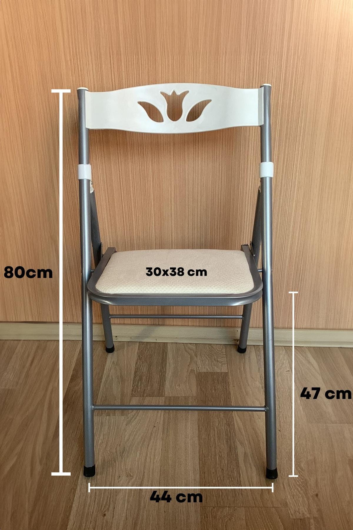 Mutfak Sandalyesi Katlanır Sandalye Tabure Ofis Bahçe Balkon Kamp