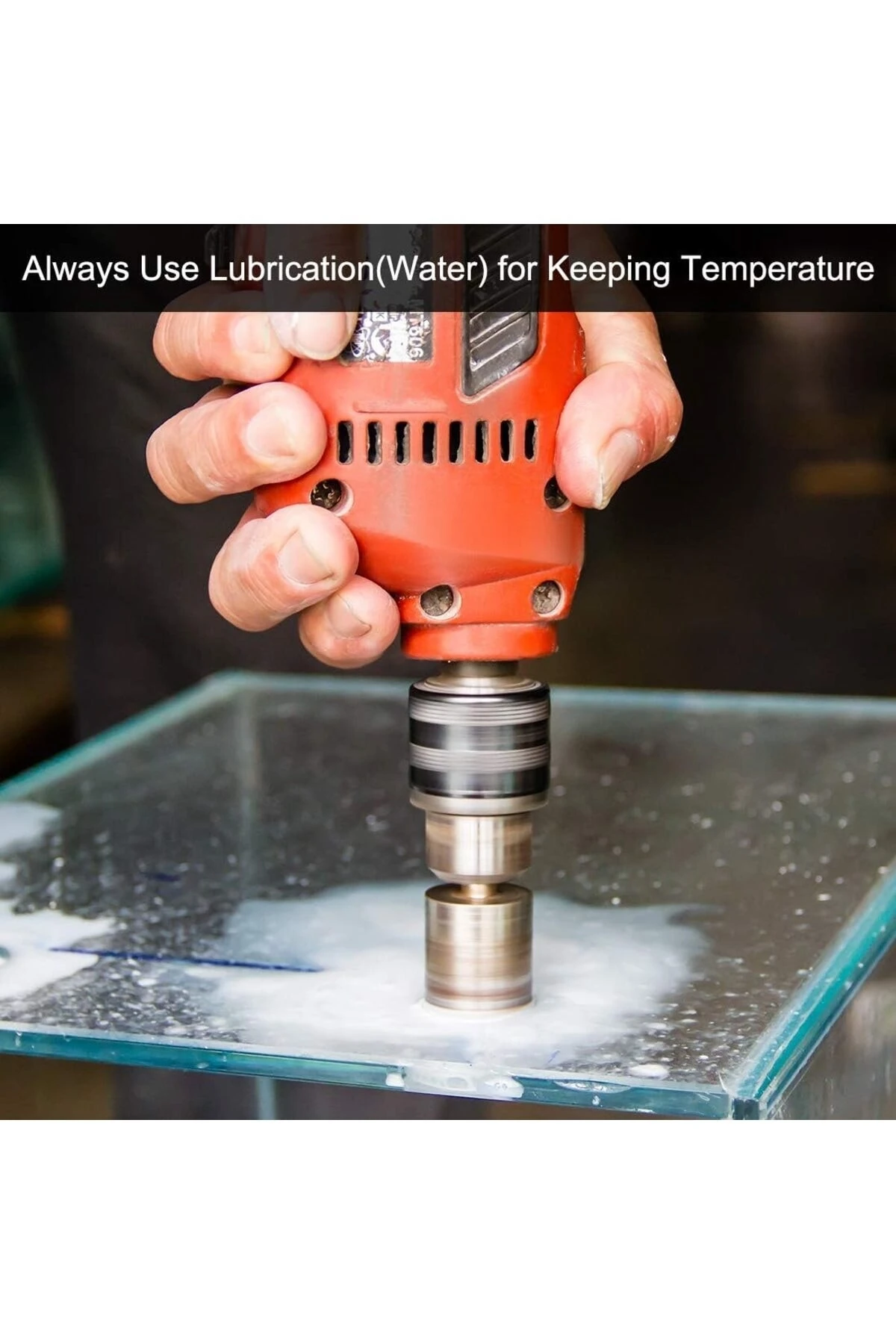 Cam Fayans Mermer Granit seramik porselen Yuvarlak Delik delme panç Seti Elmas Uç 6-30mm 9 parça