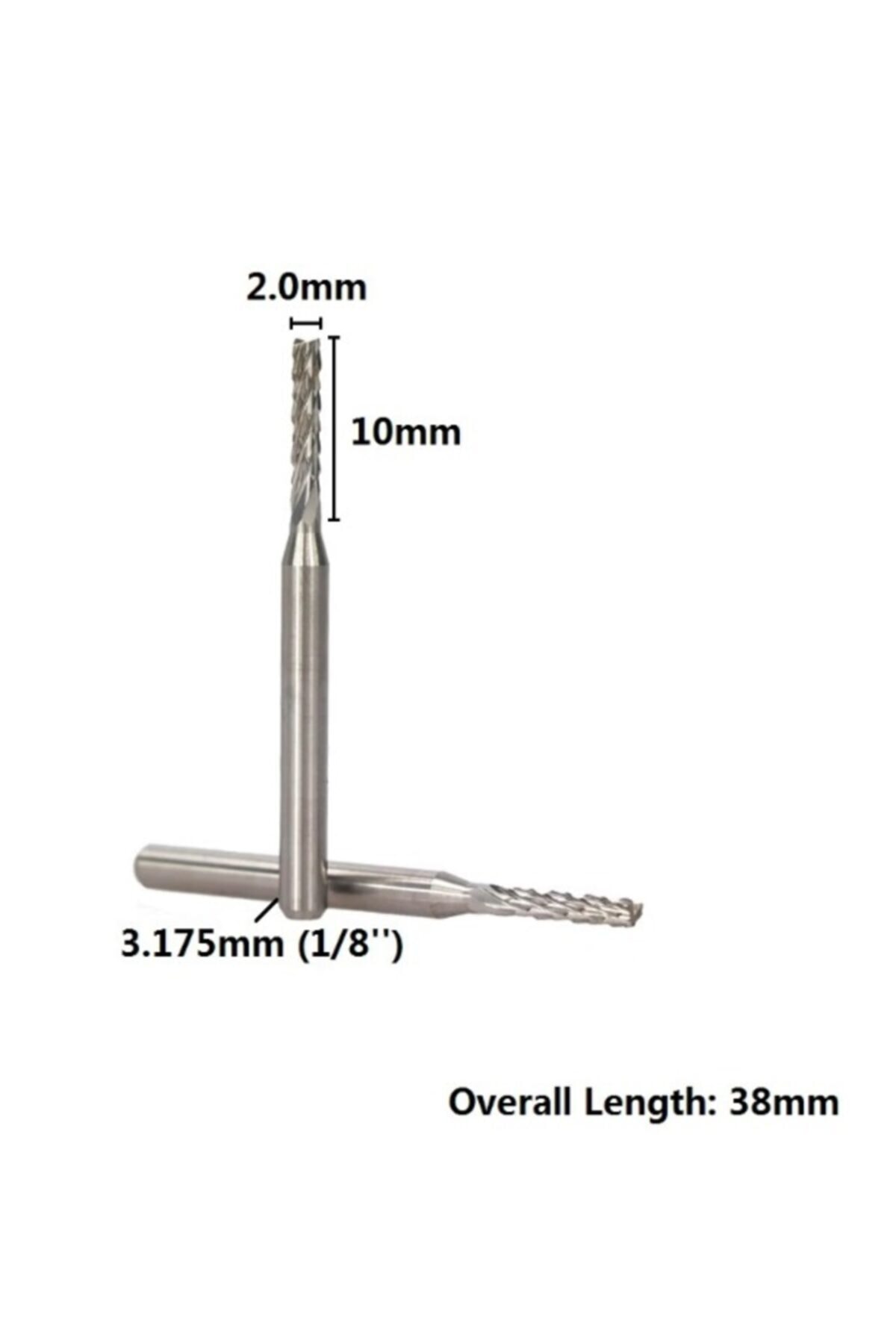 Carbide Yönlendirici Bit End Mill Freze Cnc Karbür Ucu Kesici Ahşap Ve Alüminyum