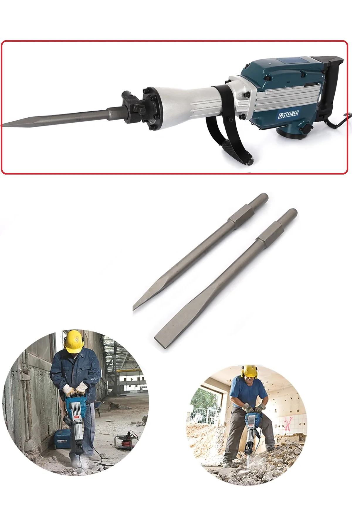 Beton hilti kırıcı hilti ucu 16kg 17Kg Hilti Kırıcı Ucu Hex Kırıcı Ucu Üniversal sivri murç ve keski