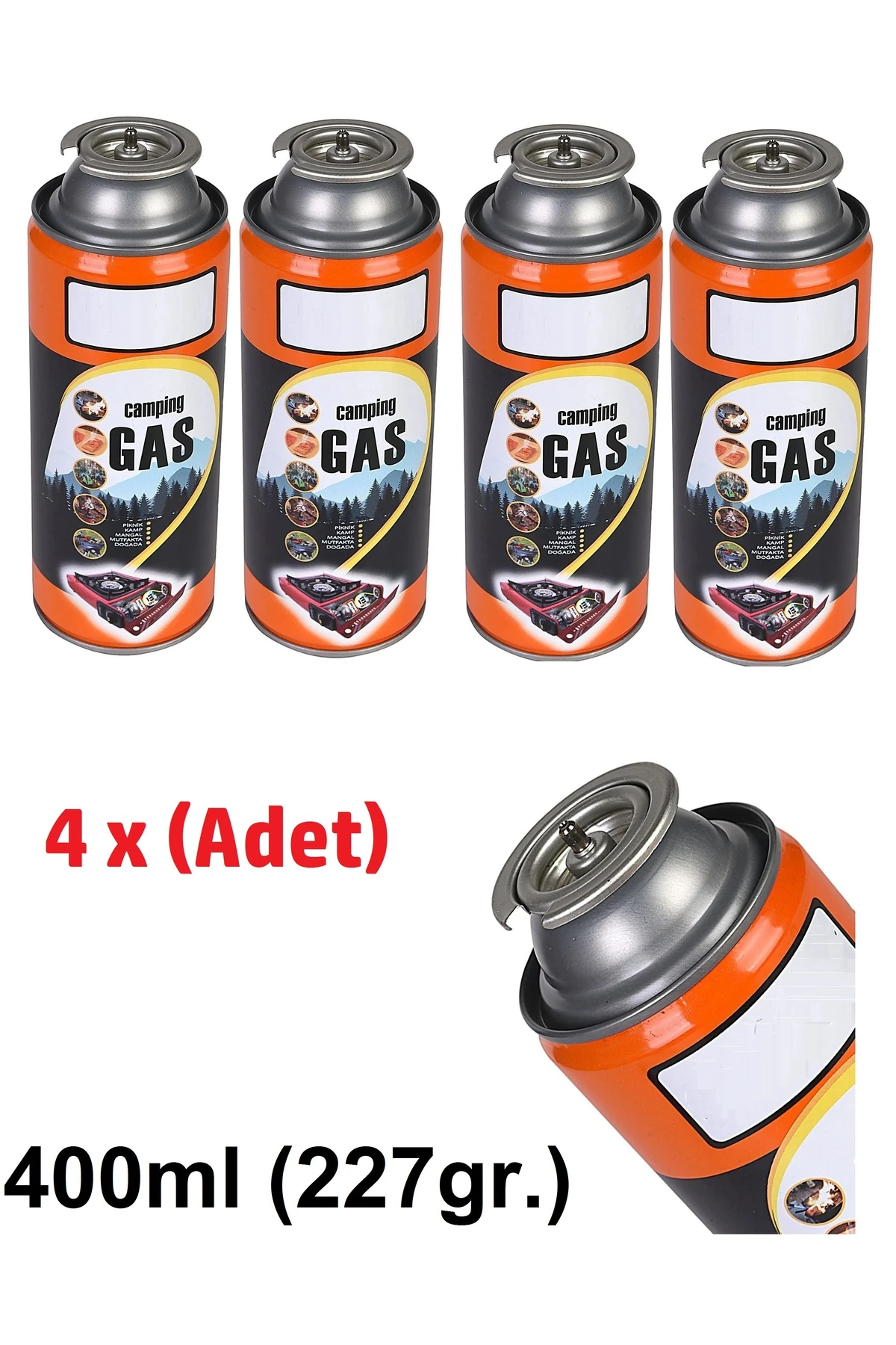 Kaynakcı Tamirci Pürmüz 4 Kamp Gazlı Torch Alev Tabancası Pişirme Şaloma Başlığı 2 Çeşit Kafa