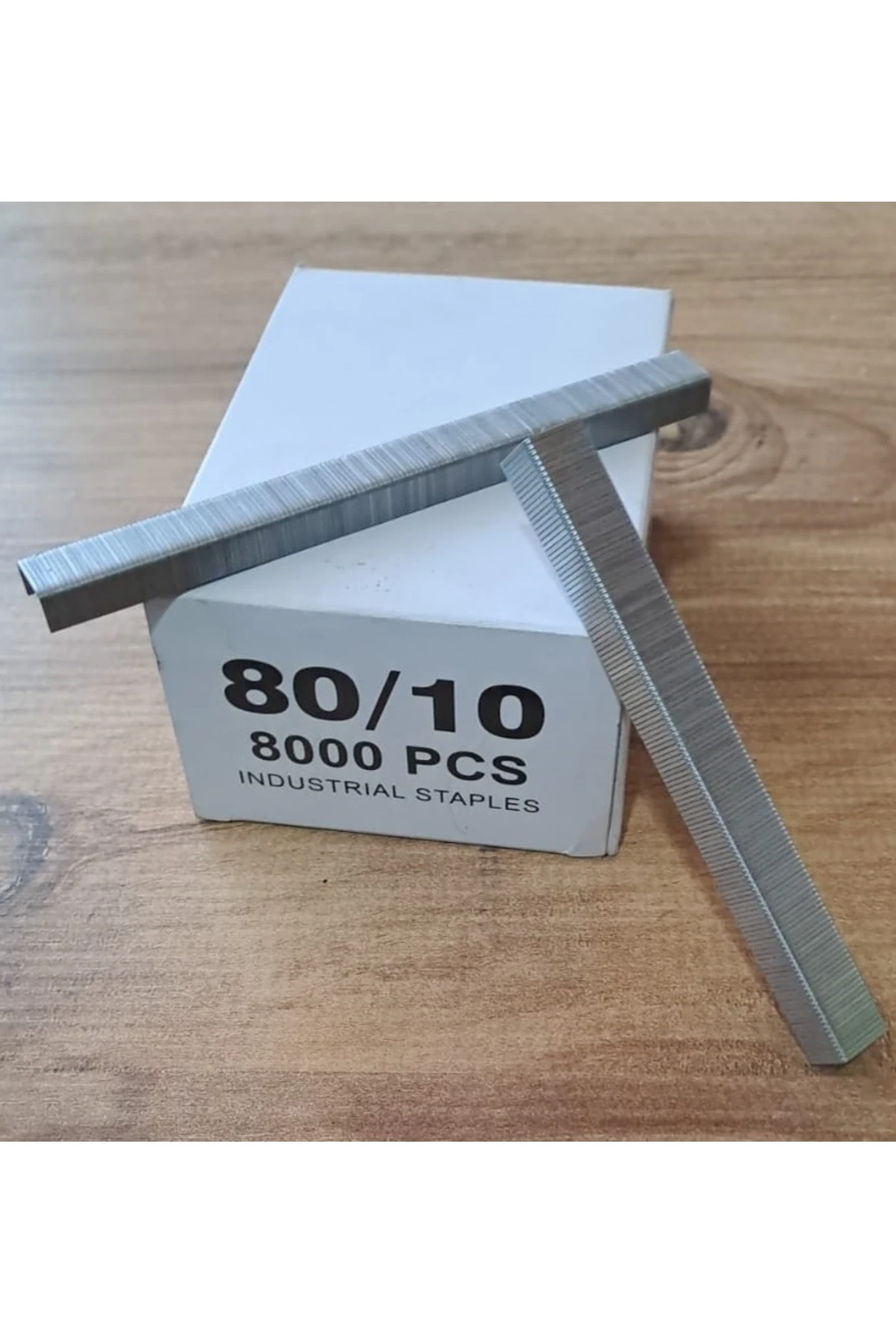 Zımba Teli Havalı Tabanca için 8000 Adet Zımba Makinesi için 8000 Adet Zımba teli 80/10 Krom