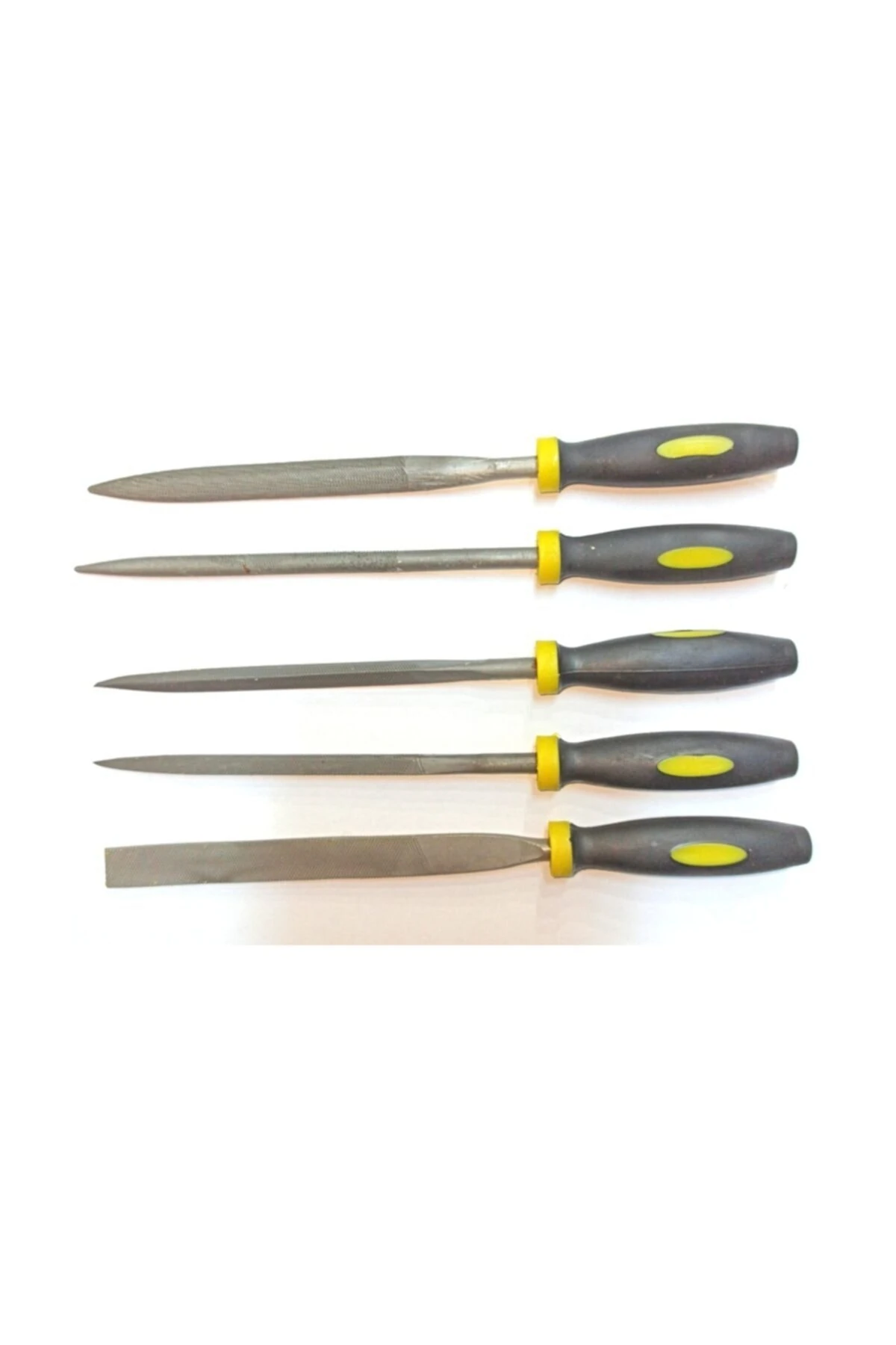 5 Adet Metal Ahşap 180 Mm Eğe Seti