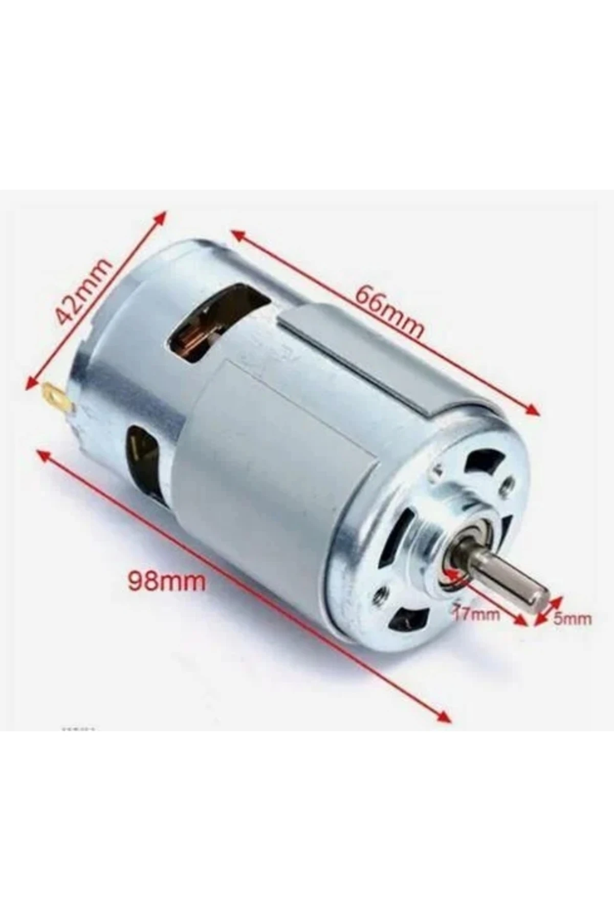 RS 775 DC Motor Rulmanlı 12-36 Volt 15000 RPM Şarjlı Matkap – CNC Motoru