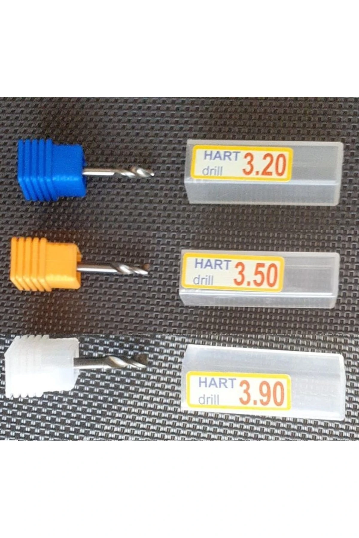 Kalıpçı Tornacı Delme Cnc Router Kesici Karbür Uç Seti 3.20mm 3.50mm 3.90mm Carbide Matkap 3lü