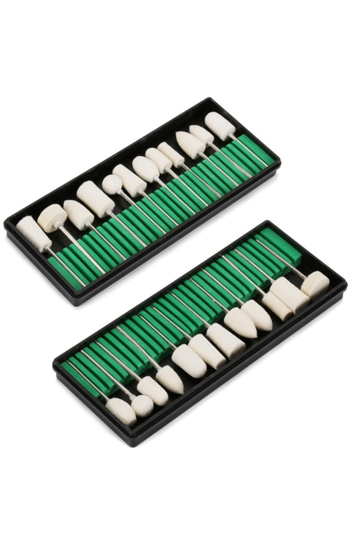 Dremel Proxxon Uyumlu 12 Parça Parlatma Cilalama Için Mini Polisaj Yün Keçe Seti