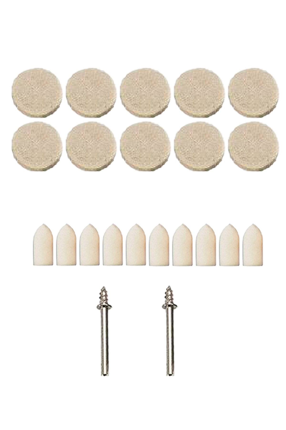 Dremel Uyumlu 22 Parça Keçe Mandren Seti