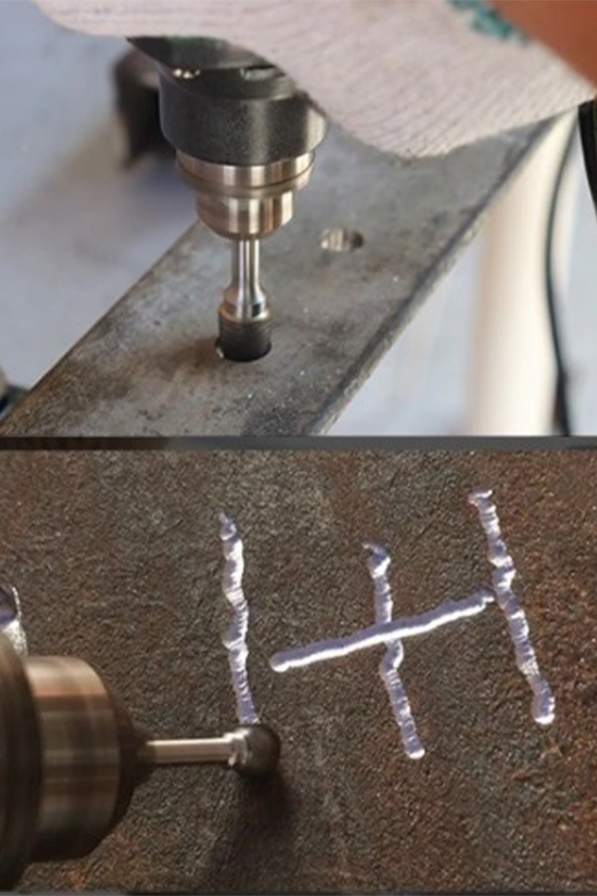 Yoğun Karbür Çelik Tungsten 5 Mm Cnc Router , Dremel Vb. Yuvarlak Kafa Carbide Uç Konik