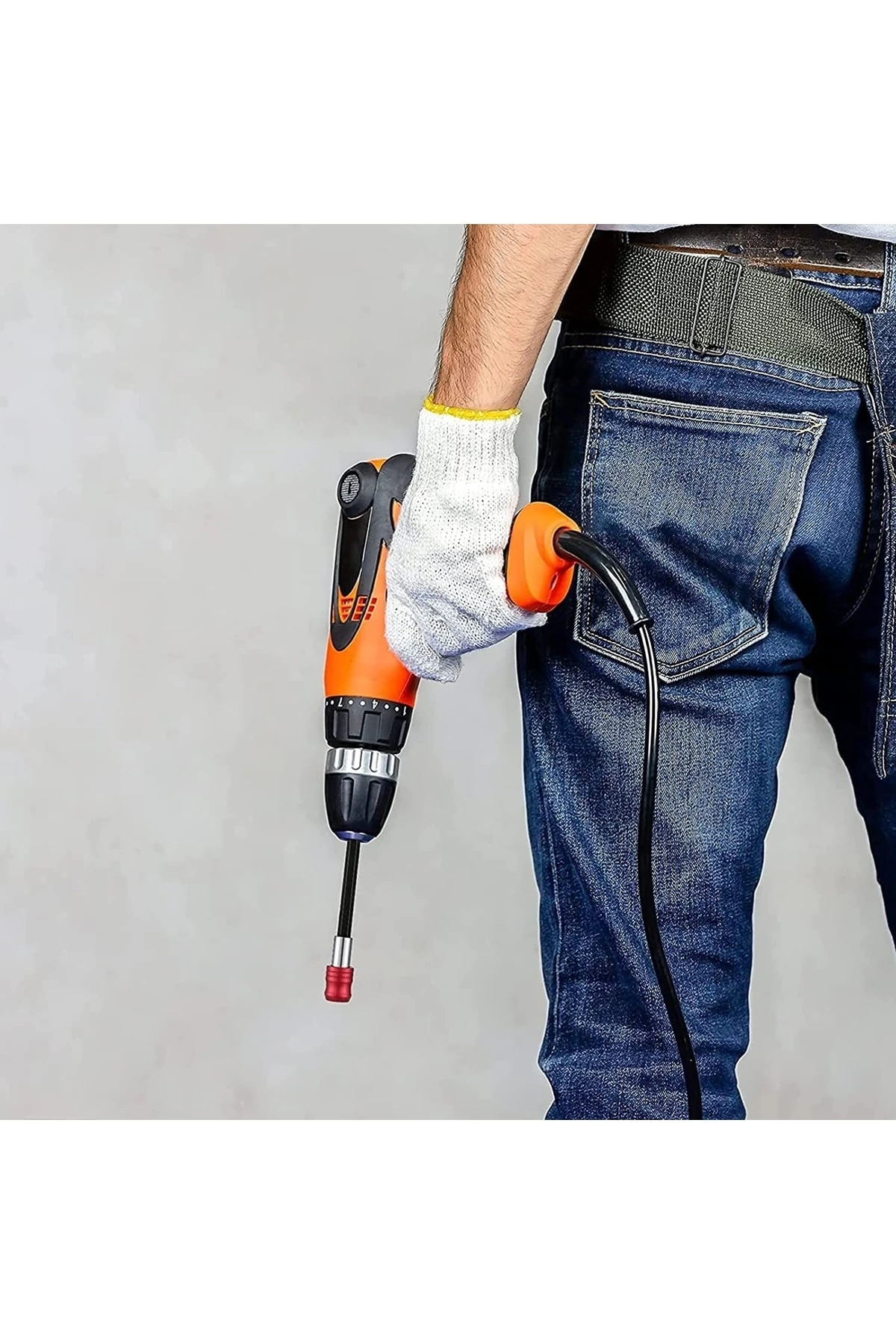 Hızlı Vidalama Adaptörü Bit Vidalama Uzatma Aparatı Altıgen 1/4 Hex Bits Şaftlı 3 Parça