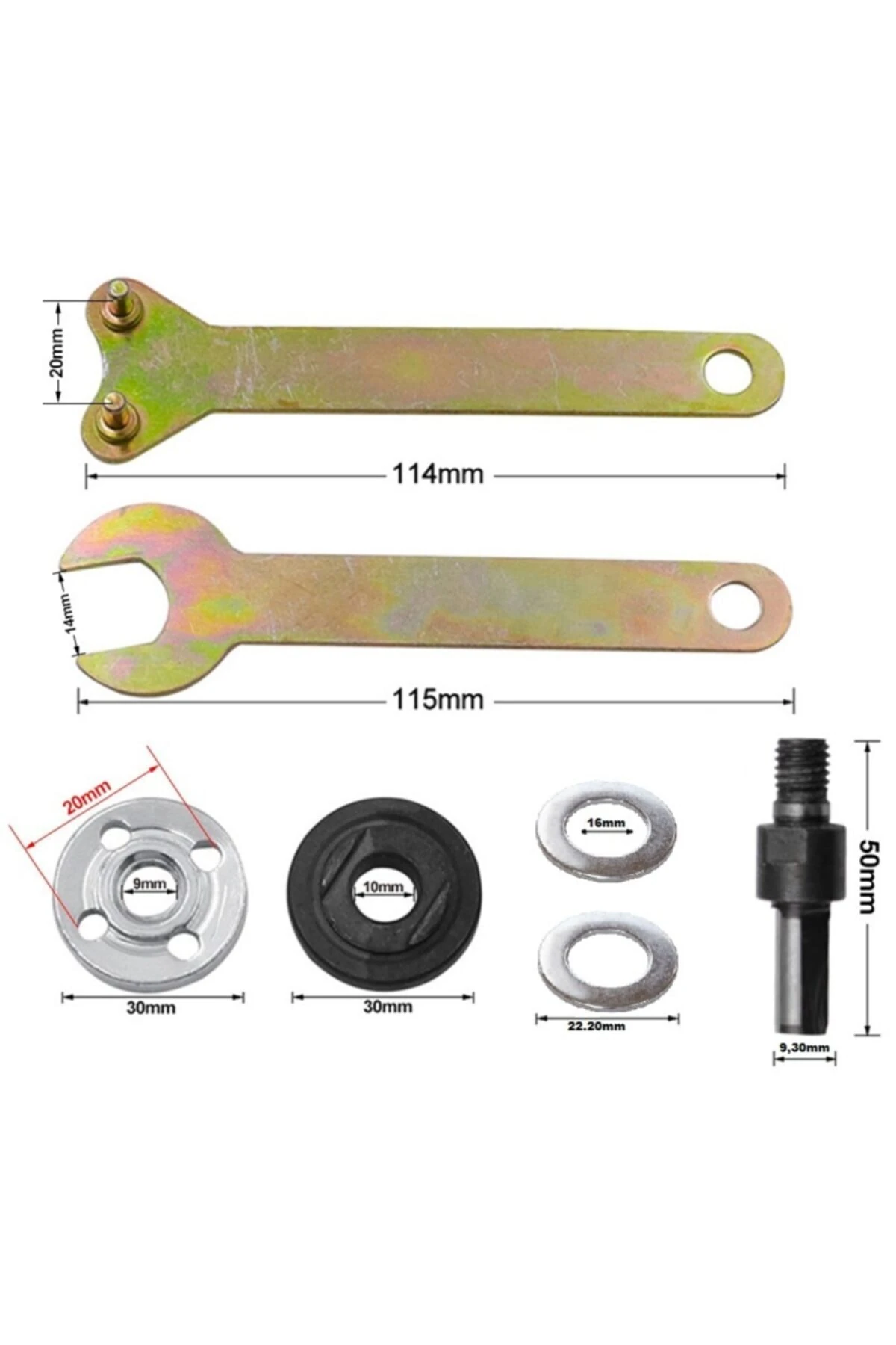 Matkap Disk Bağlama Aparatı Disk Montaj Matkap Adaptörü Matkap Vidası Daire Testere İçin