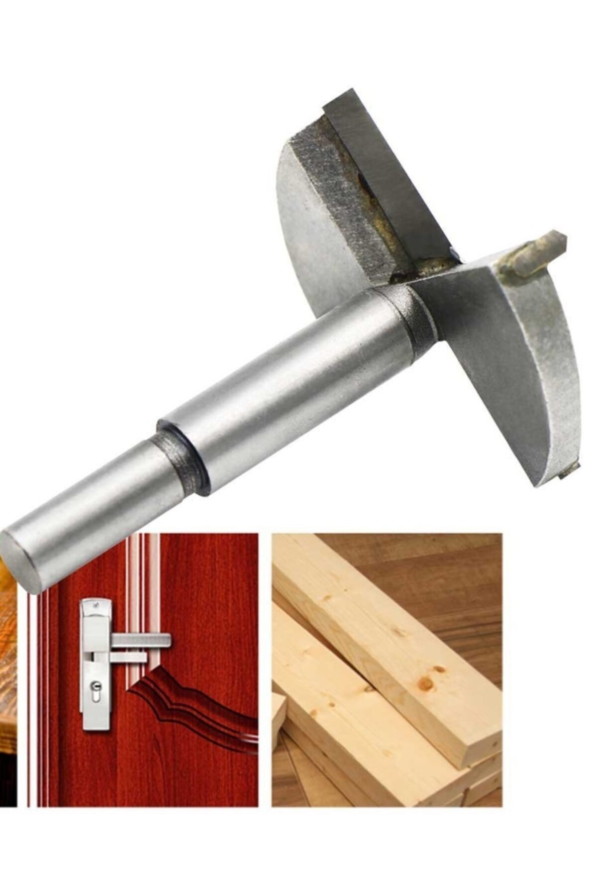 Tas Mum Saksı Yuva Açmak Için Ahşap Freze Pancı 70mm Panç Matkap Ucu