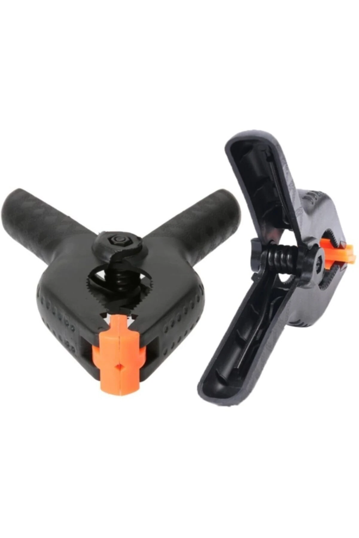 Mandal Tipi Mengene Işkence Plastik Kelepçe Güçlü Mafsallı Çene 4 Parça Kıskaç Mengene