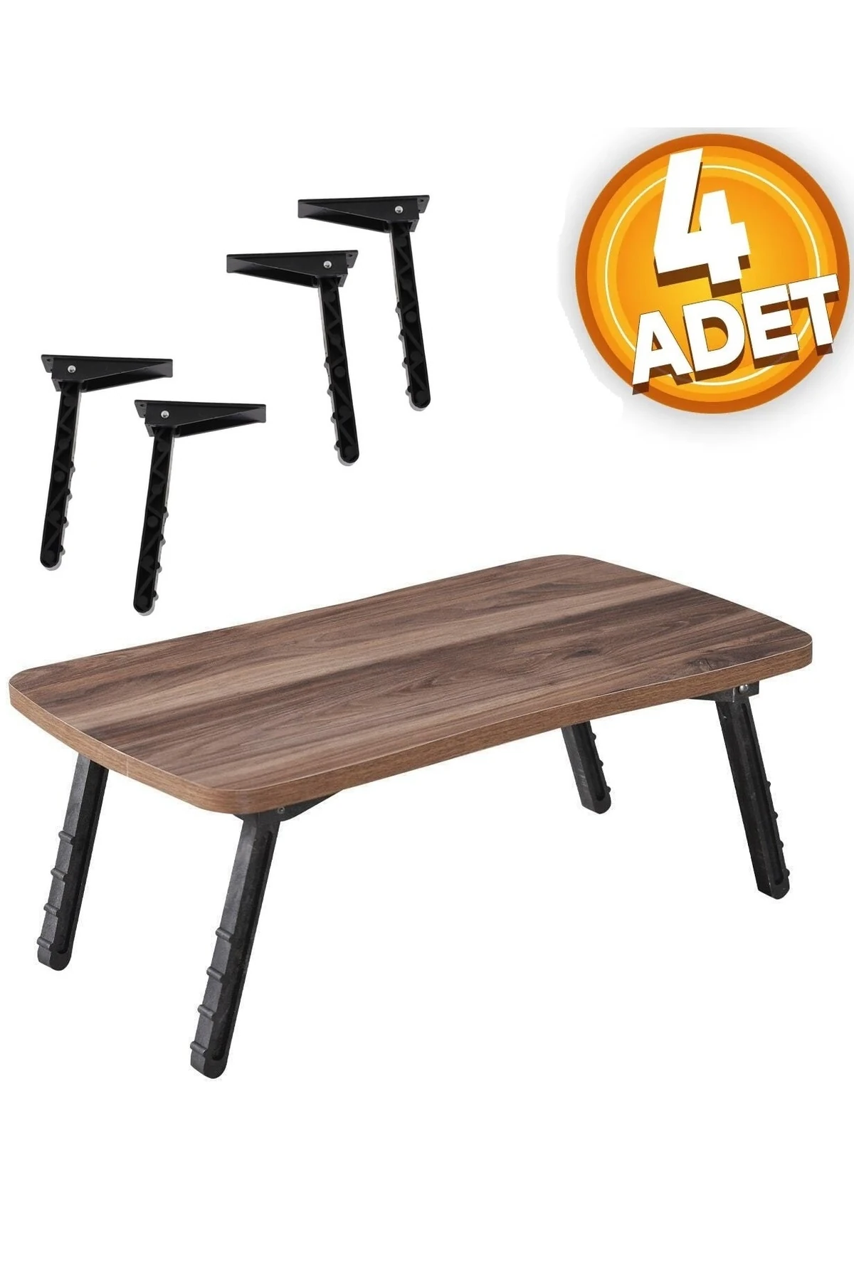 Sofra Ayağı (4 Adet) katlanır 20cm ayak sofra sehpa için plastik açılı katlamalı ayak 4lü