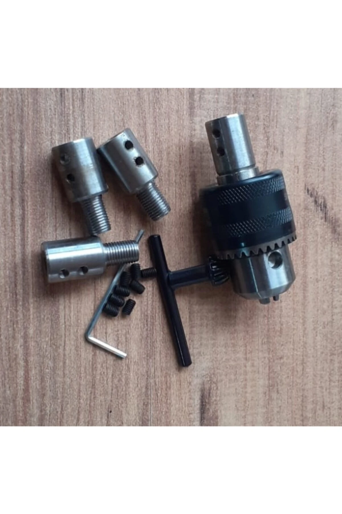 Motor Için Çelik Anahtarlı 10mm Mandren 5mm 6mm 8mm 10mm 4 Çeşit Kapli