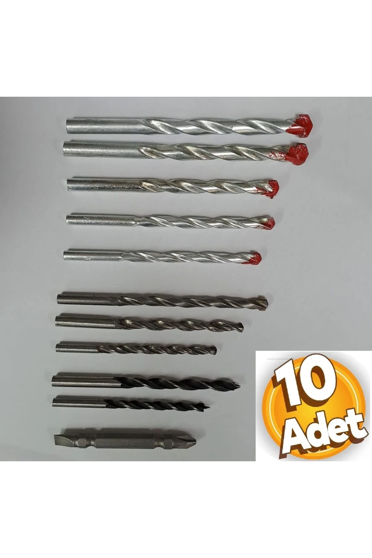 Şarjlı Kablosuz Matkap 24 Volt Akülü Torklu Vidalama Delme Sökme Takma 2 Akülü 10lu Matkap Ucu