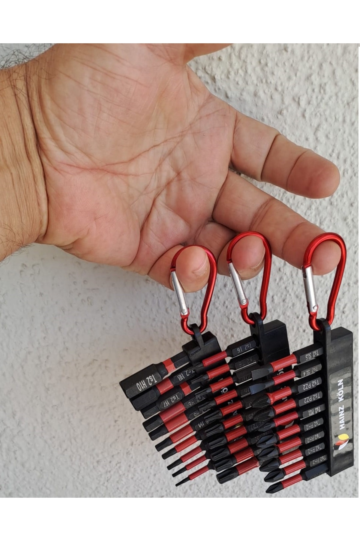 34 Parça Manyetik Hex Bits uç takımı Yıldız Alyan Düz bits Yıldız Bits Yıldız Alyan uzatma Adaptörlü