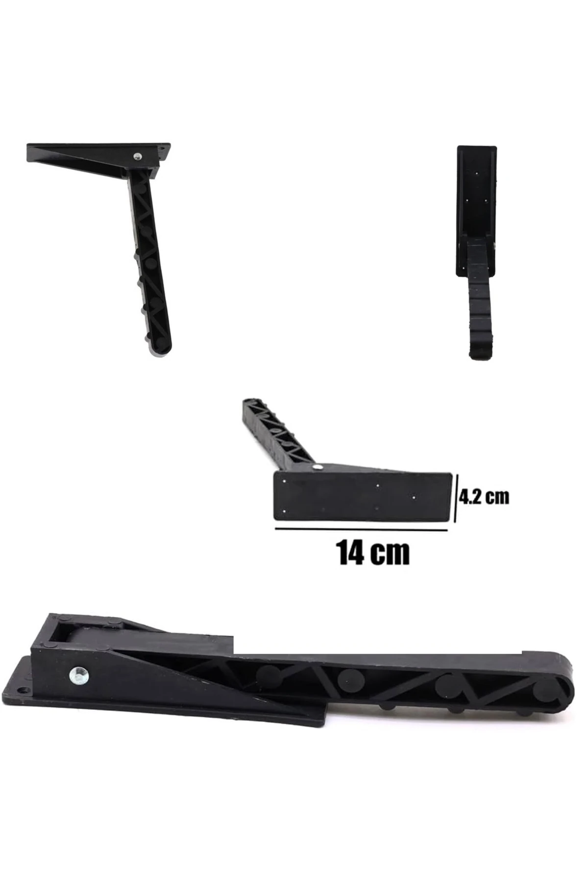 Sofra Ayağı (4 Adet) katlanır 20cm ayak sofra sehpa için plastik açılı katlamalı ayak 4lü