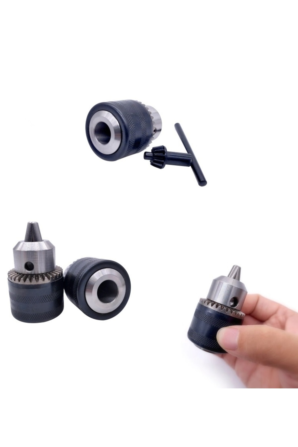1.5-13mm B16 Mandren Konik Matkap Aynası Çelik Anahtarlı Mandiren