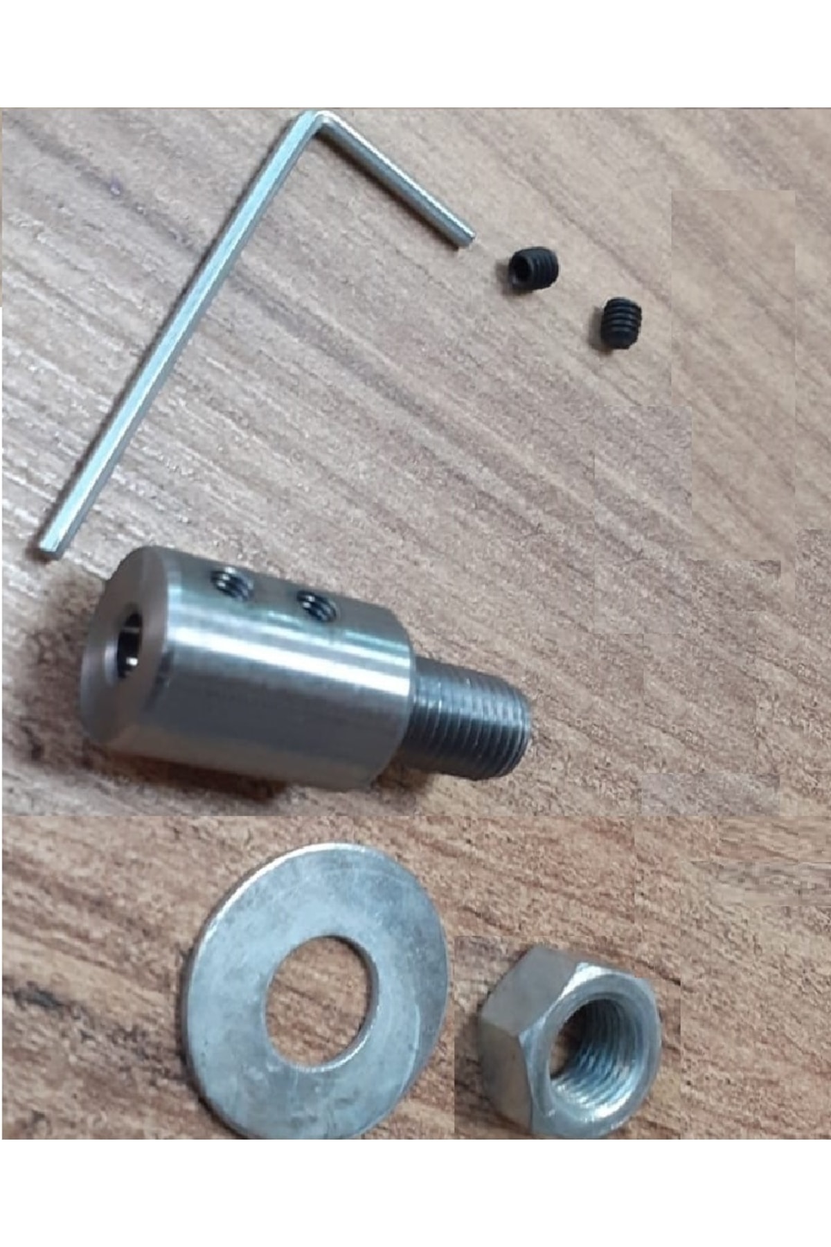 3/8mm Kaplin Vida Seti Okul Proje Ödev Hobi Uygulama 5mm Motor Mili Için Mandren Adaptör