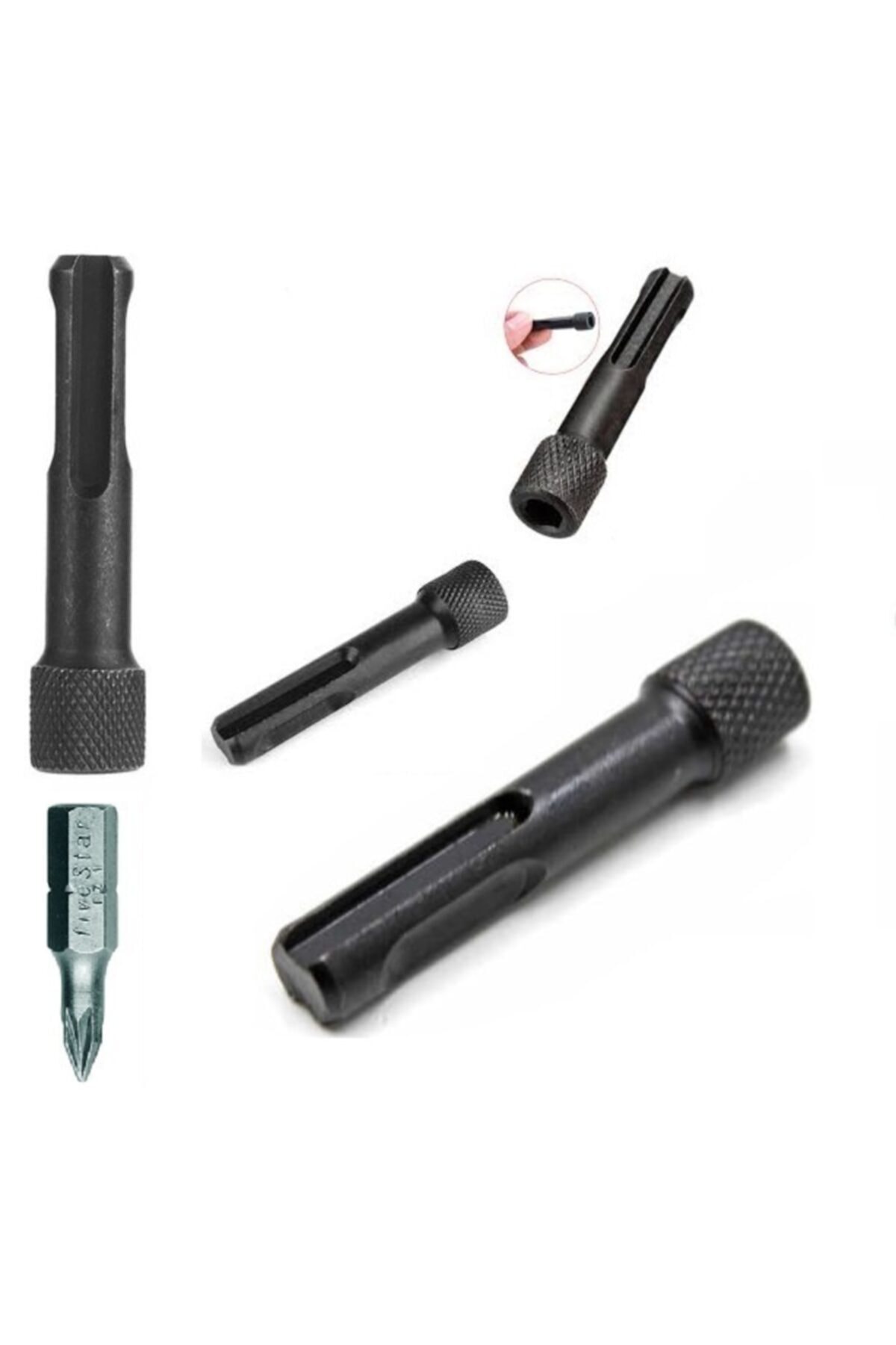 Kırıcı Delici Sds Plus Mandren Mıknatıslı Bits Adaptör Sds Metal Mandrel Seti