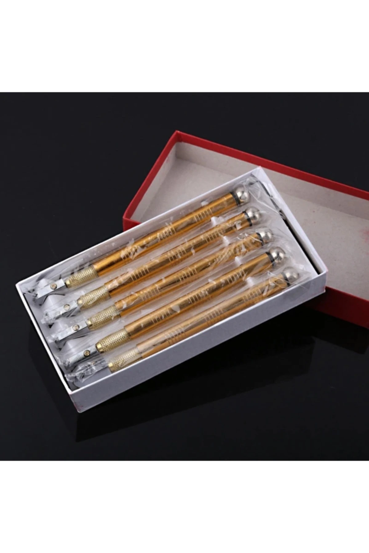 Elmas Kalem Cam Kesici Fayans Kesici Kendinden Yağlama Yağı Besleme Uçlu Cam Kesici Metal Saplı