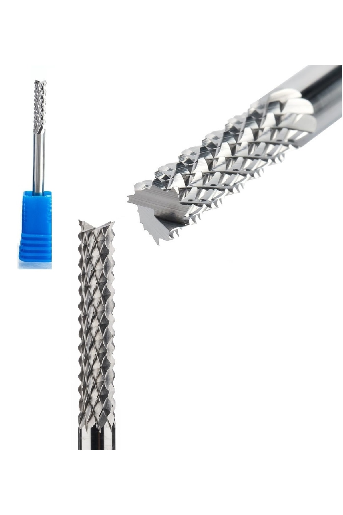 Fayans Kesme Ucu 2.4mm Karbür Tungsten Uç Tarzı Rotary Makineleri Için Derz Matkap Ucu 3.17mm Sap