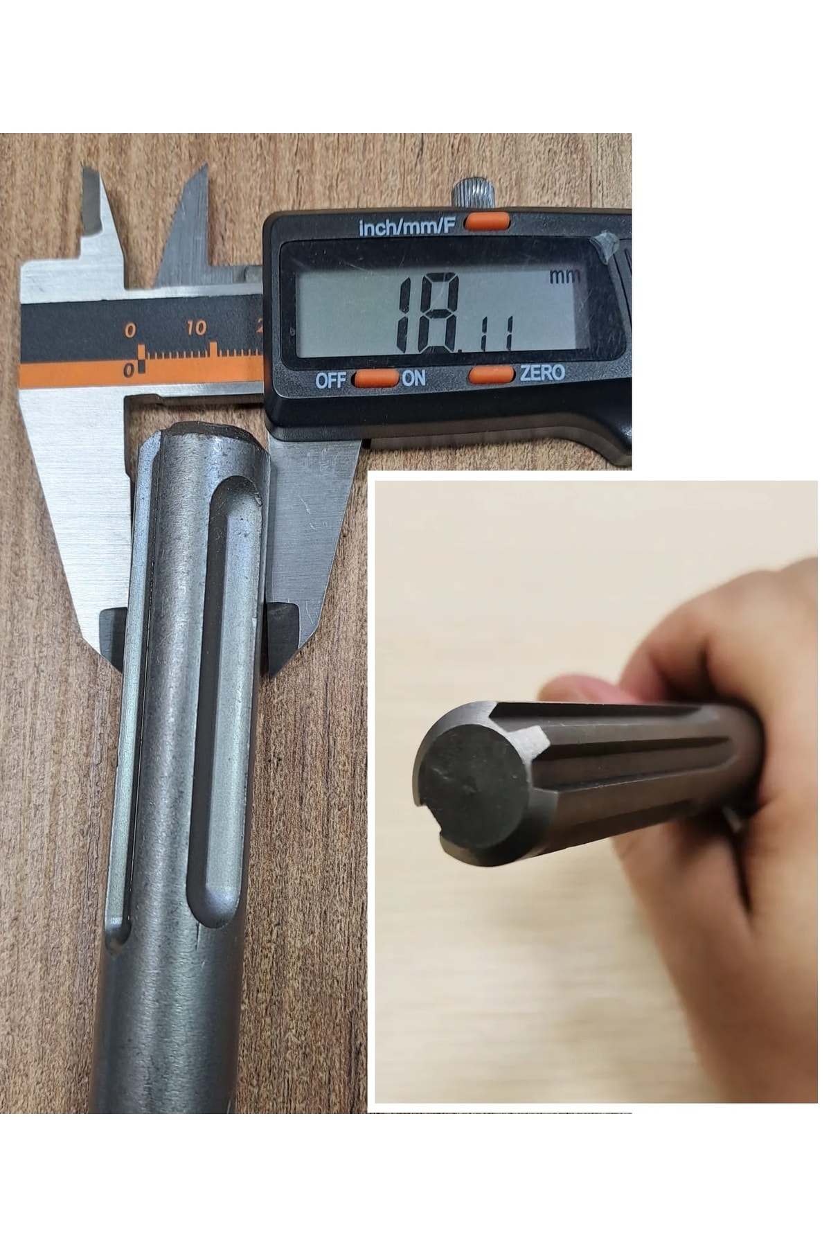 Sds Max Kırıcı Delici Için Matkap Ucu 18mm 4 Elmas/flüt Elmaslı Sdsmax 16mmx340mm
