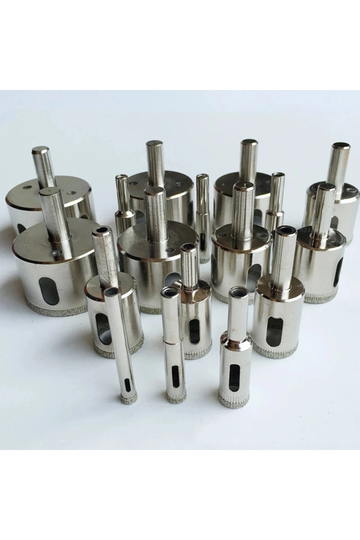 Mermer Granit Fayans Porselen Cam 70mm Yuvarlak Delme Pancı Elmas Uçlu Delik Açma Karot Matkap Ucu