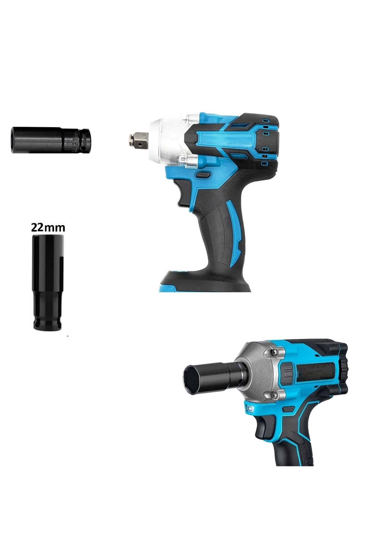 Somun Sökme Sıkma makinesi için Torklu matkap Makine Için 22mm Boru Lokma Bijon Anahtar