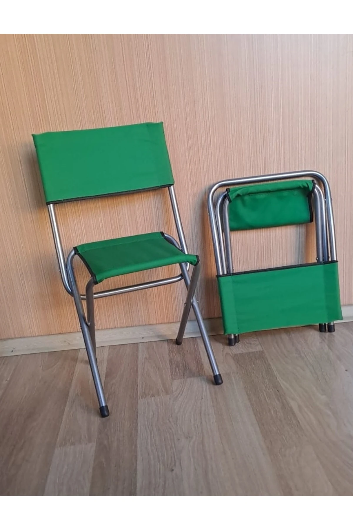 Katlanır Balıkçı Taburesi Piknik Kapm Plaj Doğa Araç Bagajı Metal Ayaklı Sırt Dayanmalı Mavi Kumaş